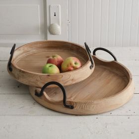 Set of Two Abrams Industrial Trays