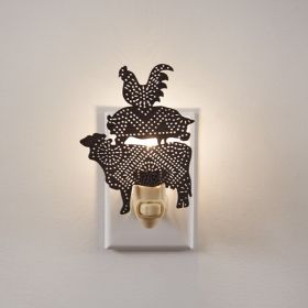 Stacked Farm Animals Night Light - Box of 4
