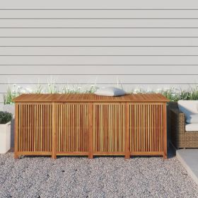 Patio Storage Box 78.7"x31.5"x29.5" Solid Wood Acacia - Brown