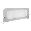 57.48IN Extra Long Toddler Bed Rail Guard Foldable Mesh Safety Kid Bedrail For Queen King Twin Full Size Bed Grey - Guard