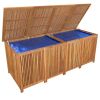 Patio Storage Box 78.7"x31.5"x29.5" Solid Wood Acacia - Brown