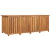 Patio Storage Box 78.7"x31.5"x29.5" Solid Wood Acacia - Brown