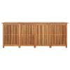Patio Storage Box 78.7"x31.5"x29.5" Solid Wood Acacia - Brown