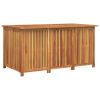Patio Storage Box 59.1"x31.5"x29.5" Solid Wood Acacia - Brown