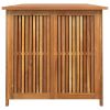 Patio Storage Box 78.7"x31.5"x29.5" Solid Wood Acacia - Brown