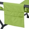 Polyester Hammock with Stand and Pillow for Outdoor , Multi color - Green