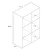 11" 6 Cube Organizer Shelf - Espresso