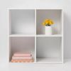 4 Cube Decorative Bookshelf - White