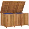 Patio Storage Box 59.1"x31.5"x29.5" Solid Wood Acacia - Brown