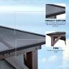 Big size Wooden Legs Gazebos-Double Roof Sunshade- kk outdoor - 12*16FT
