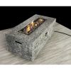 Living Source International Fiber Reinforced Concrete Propane/Natural Gas Fire pit table(Cast Stone) - 1